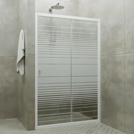 Душевая дверь в нишу Triton Слайд (полосы) 120*185 L/R без поддона