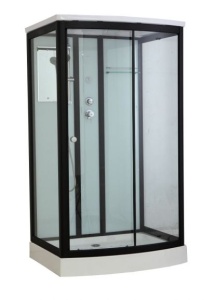 Душевая кабина Timo Standart Т-6615 Black 120*90*220 L/R