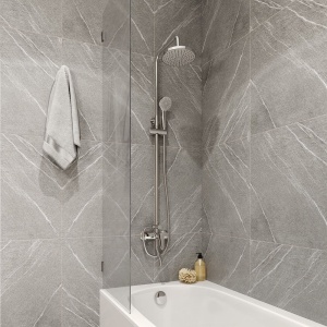 Смеситель с верхним душем, Simp, Milardo, SIMSB1FM06