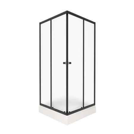 Душевое ограждение Triton Вента-Блэк Вельвет 90*90*202 с поддоном