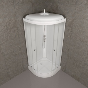 Душевая Кабина Экстра 88*88 А  низкий  поддон прозрачное стекло 