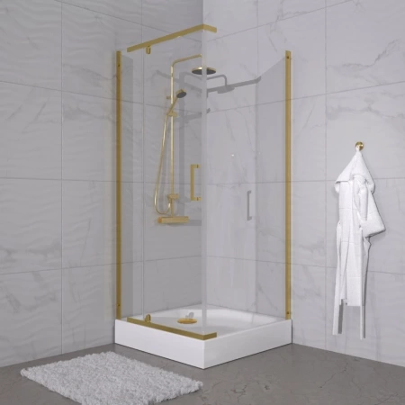 Душевое ограждение Triton Терра-Голд 90*90*207 с поддоном