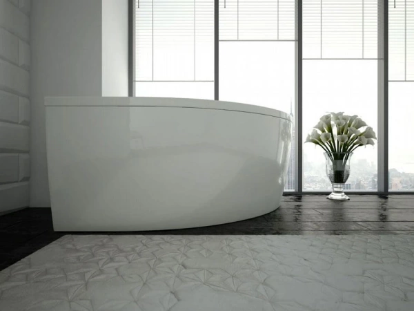 Акриловая ванна Aquatek Eco-friendly Ума 145х145 полный комплект с экраном 