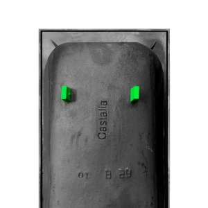 Чугунная ванна Byon B15 170х75 с ручками хром