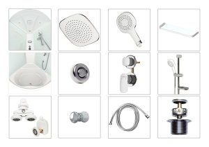 Душевая кабина Domani-Spa Vitality Slim high 120х120 см матовые Официальный дилер