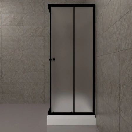 Душевое ограждение Triton Вента-Блэк Вельвет 120*80*202 L/R с поддоном