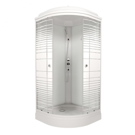 Душевая Кабина Тритон  Полосы 90*90 А ДН4 низкий поддон 