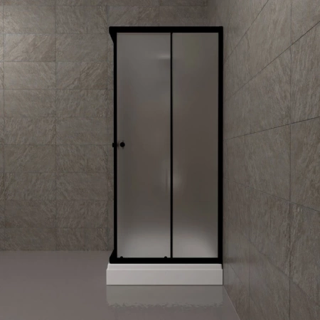 Душевое ограждение Triton Вента-Блэк Вельвет 90*90*202 с поддоном