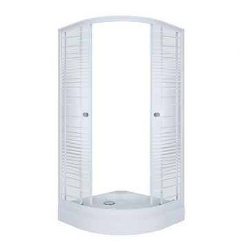 Душевое ограждение Triton Стандарт полосы 100*100*205 А с поддоном