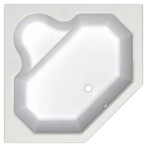 Акриловая ванна Aquatek Лира 148х148 полный комплект