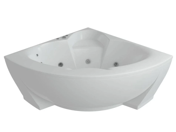 Акриловая ванна Aquatek Поларис-1 140,5х140,5 полный комлект