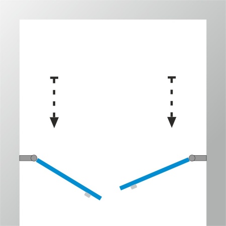 Душевая дверь Тритон  Дабл 90