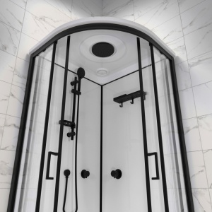 Душевая Кабина  Тритон Прайм-Блэк 90*90 А низкий поддон