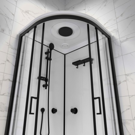 Душевая Кабина  Тритон Прайм-Блэк 90*90 А низкий поддон