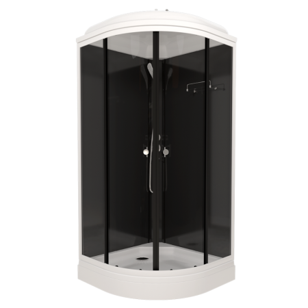 Душевая Кабина Тритон  Топ 90*90 А низкий поддон черная стойка 