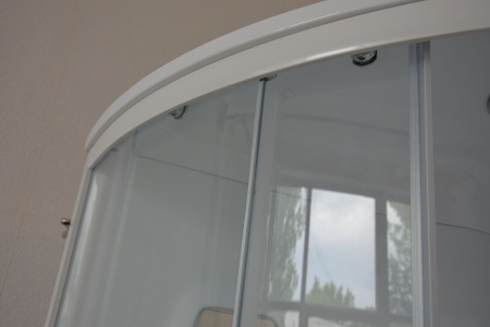 Душевая кабина RB 170ALP-T (прозрачное) левая 170x100x225 белый профиль