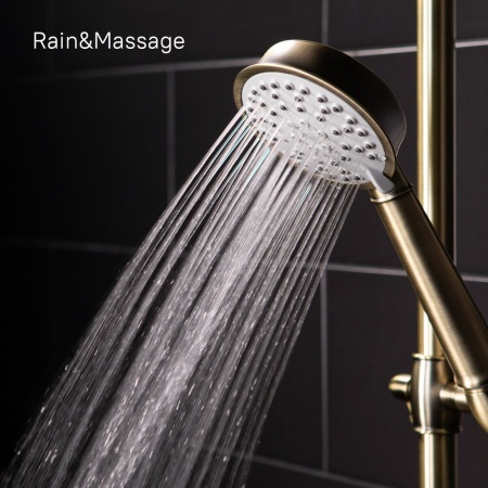 Смеситель для ванны с верхним душем, Oldie, IDDIS, OLDBR3Fi06