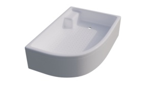 Душевой поддон ПД18 120х80 средний  правый