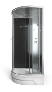 Душевая кабина Erlit ER351026-C4-RUS 100х100х226 тонированное стекло (3 места) (средний поддон)