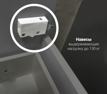 Тумба с раковиной 1Marka Вита 65П белый глянец