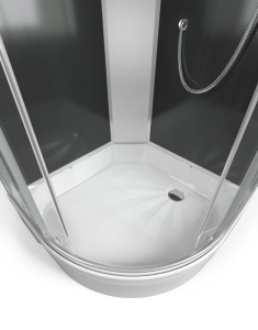 Душевая кабина Erlit ER351026-C4-RUS 100х100х226 тонированное стекло (3 места) (средний поддон)