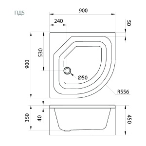 ПД5 Глубокий поддон