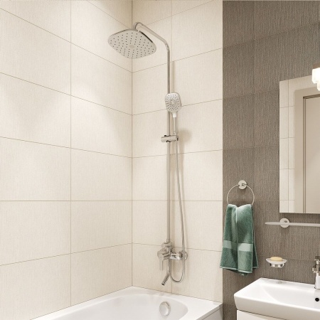 Смеситель для ванны с верхним душем, Sena, IDDIS, SENSB3Fi06