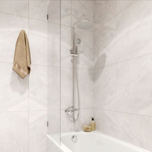 Смеситель с верхним душем, Helic, Milardo, HELSB1FM06