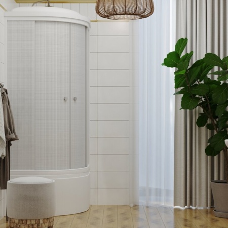 Душевая Кабина Тритон  Лён 90*90 Б ДН4 высокий поддон 