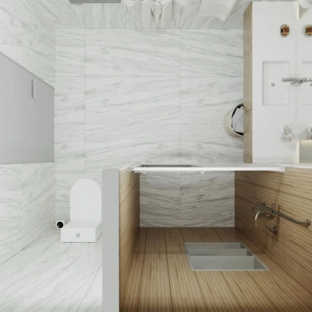 Душевая дверь в нишу Triton Слайд (полосы) 120*185 L/R без поддона