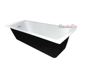 Чугунная ванна Byon B15 170х75 с ручками хром