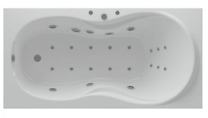 Акриловая ванна Aquatek Мартиника 180х80 полный комплект с экраном 