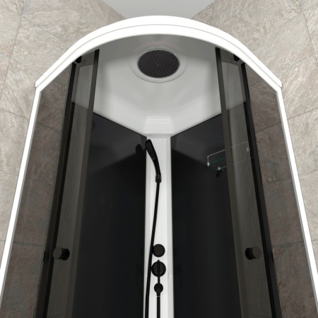 Душевая Кабина Грэй-Блэк 90*90 А (ПД31