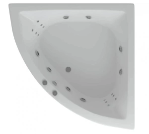 Акриловая ванна Aquatek Юпитер 150х150 полный комплект 