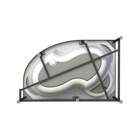 Акриловая ванна Vannesa Ирма 160х105 R комплект