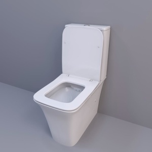 Унитаз-компакт Ceruttispa Arno CT7838 34,5*62 безободковый с крышкой-сиденьем микролифт Slim