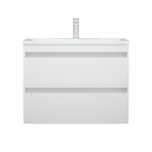 Тумба с раковиной Corozo Алабама 80 Z2 белый глянец подвесная