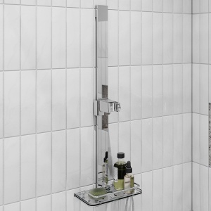 S316101 Стойка д/душа с мыльницей 680мм