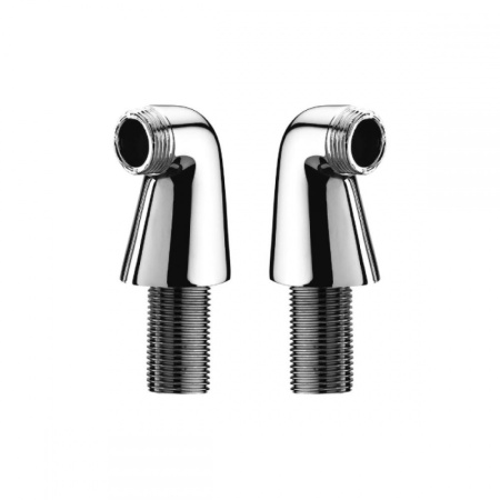 Комплект переходников Lemark LM8556СR для установки смесителя на борт ванны, 2 шт.