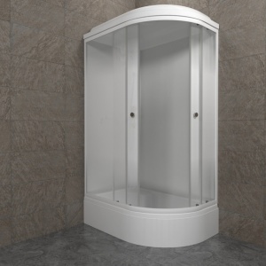 Душевая кабина Triton Коралл Лайт В 120х80  левая средний поддон 