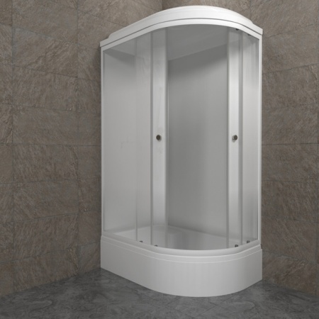 Душевая кабина Triton Коралл Лайт В 120х80  левая средний поддон 