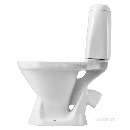 Унитаз компакт "Римини-ЭКОНОМ" 2РА PP белый /Santek/ 1WH501523