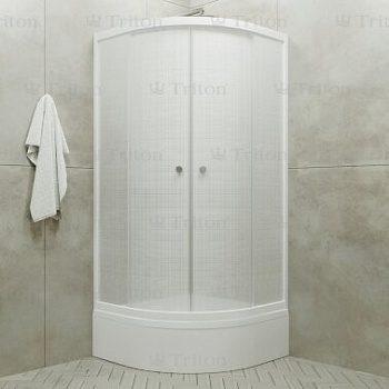 Душевое Ограждение Лён 90*90 В средний  поддон 