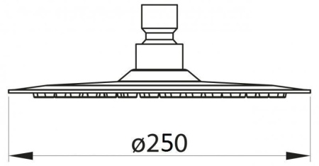 Верхний душ BelBagno Nova d 25