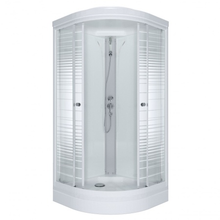 Душевая Кабина Тритон  Полосы 100*100 А  ДН4 низкий поддон