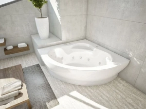 Акриловая ванна Aquatek Калипсо 146х146 полный комплект 