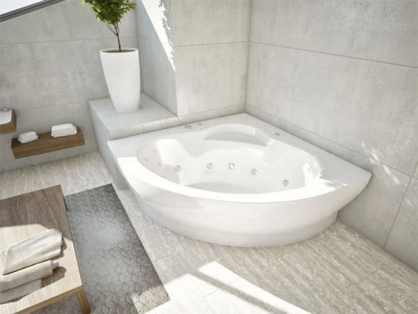 Акриловая ванна Aquatek Калипсо 146х146 полный комплект 