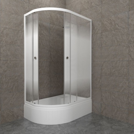 Душевой уголок Triton Коралл-Лайт В 120х80, правый, средний поддон