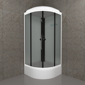 Душевая Кабина Тритон Грэй-Вайт 90*90 В полукруг средний поддон