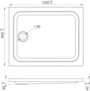 ПД26 Низкий поддон